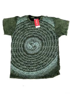Modelo: Verde Camisetas T-Shirts - La camiseta lavada a la piedra CMKA02 - Modelo Verde