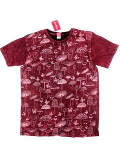 Modelo: Granate Camisetas T-Shirts - Esta camiseta de algodón CMKA04 - Modelo Granate