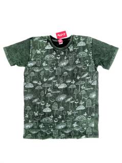 Modelo: Verde Camisetas T-Shirts - Esta camiseta de algodón CMKA04 - Modelo Verde