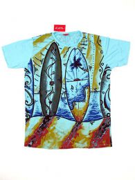 Modelo: Azul Camisetas T-Shirts - Camiseta 100% algodón CMMI11 - Modelo Azul