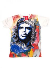 Outlet Ropa Hippie - Camiseta 100% algodón CMMI11B - Modelo Crema