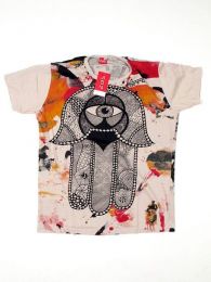 Modelo: Crema Camiseta 100% algodón Mod Crema