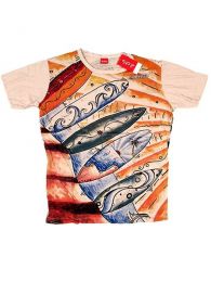 Modelo: Marrón Camiseta algodón de Mod Marrón