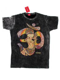 Modelo: Negro Camisetas T-Shirts - Camiseta 100% algodón CMNT04 - Modelo Negro