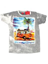 Modell: Grau T-Shirts - 100% Baumwolle CMNT12 T-Shirt - Graues Modell