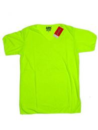 Modelo: Verde Outlet Ropa Hippie - camiseta colores fluor chico. CMPN01 - Modelo Verde
