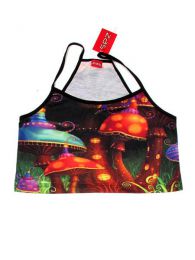 Modelo: Magic Outlet Ropa Hippie - Mni top poliester corto de CMPO01 - Modelo Magic