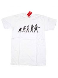 Camisetas T-Shirts - Camiseta de manga corta GUITAR CMSE07 - Modelo Blanco