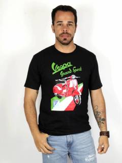 Camisetas T-Shirts - Camiseta VESPA PIAGGIO, algodón CMSE09.
