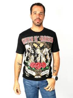 Camiseta Guns N’ Roses Appetite for Destruction,  para comprar al por mayor o detalle  en la categoría de Ropa Hippie Bohemia de Hombre, Artesanal | ZAS. [CMSE101]