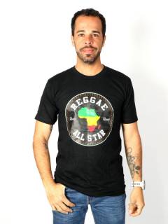  Camiseta Reggae All Star para comprar al por mayor o detalle  en la categoría de Ropa Hippie Bohemia de Hombre, Artesanal | ZAS  [CMSE103] .