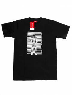 Barcode, camiseta manga corta algodón, para comprar al por mayor o detalle  en la categoría de Ropa Hippie de Hombre, Artesanal | ZAS.[CMSE22]