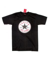 Modelo: Negro Camisetas T-Shirts - Camiseta de algodón CMSE27 - Modelo Negro