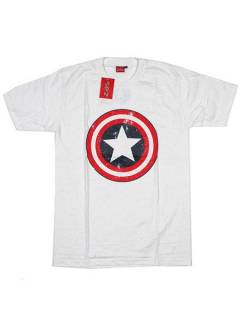 Modelo: Blanco Camisetas T-Shirts - Camiseta de algodón CMSE29 - Modelo Blanco