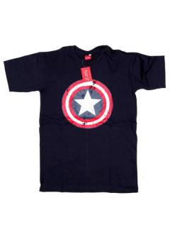 Model: Blue T-Shirts - Cotton T-shirt CMSE29 - Blue Model