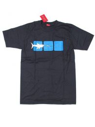 Camiseta Pez Grande Pez Chico [CMSE44]. Camisetas T-Shirts para comprar al por mayor o detalle  en la categoría de Ropa Hippie de Hombre, Artesanal | ZAS.