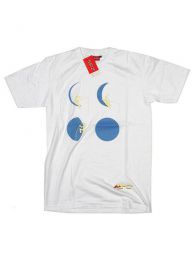 Modelo: Blanco Camiseta de manga corta de Mod Blanco