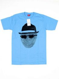 Modelo: Azul Camiseta de manga corta de Mod Azul