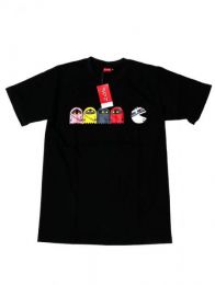 Modelo: Negro Camiseta de manga corta de Mod Negro