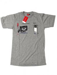 Modelo: Gris Camisetas T-Shirts - Camiseta de manga corta de CMSE61 - Modelo Gris