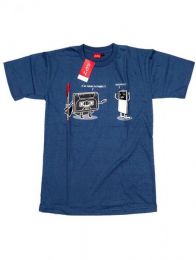Modelo: Azul Camisetas T-Shirts - Camiseta de manga corta de CMSE61 - Modelo Azul