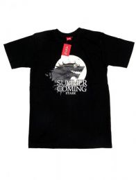 Modelo: Negro Camiseta de manga corta de Mod Negro