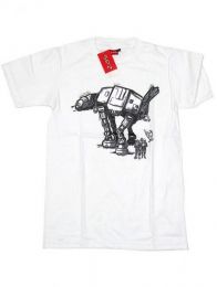 Modelo: Blanco Camiseta de manga corta de Mod Blanco