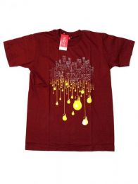 Modelo: Granate Camiseta de manga corta de Mod Granate