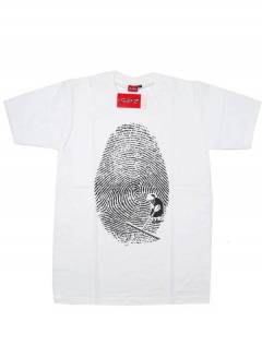 Modelo: Blanco Camisetas T-Shirts - Camiseta manga corta Fingerprint CMSE71 - Modelo Blanco