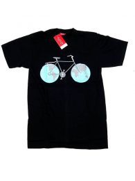 Modelo: Negro Camisetas T-Shirts - Camiseta manga corta Bicicle CMSE74 - Modelo Negro