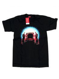 Modelo: Negro Camisetas T shirts - Camiseta manga corta Fuck CMSE75 - Modelo Negro
