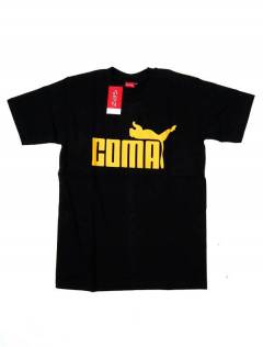Modelo: Negro Camisetas T-Shirts - Camiseta manga corta Coma CMSE80 - Modelo Negro