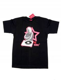 Modelo: Negro Camisetas T-Shirts - Camiseta manga corta Einstein CMSE82 - Modelo Negro