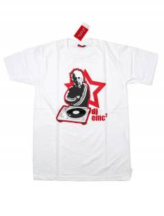 Modelo: Blanco Camisetas T-Shirts - Camiseta manga corta Einstein CMSE82 - Modelo Blanco