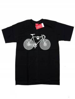 Camiseta Vinile Bike,  para comprar al por mayor o detalle  en la categoría de Ropa Hippie Bohemia de Hombre, Artesanal | ZAS. [CMSE83]