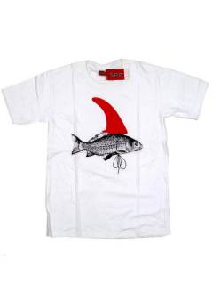 Modelo: Blanco Camisetas T-Shirts - Camiseta manga corta Tuna CMSE85 - Modelo Blanco