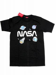 Camisetas T-Shirts - Camiseta manga corta Nasa CMSE90 - Modelo Negro