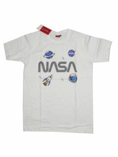 Camisetas T-Shirts - Camiseta manga corta Nasa CMSE90 - Modelo Blanco