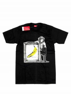 Modelo: Negro Camisetas T-Shirts - Camiseta manga corta Monkey CMSE91 - Modelo Negro