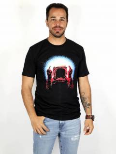 Camiseta Fuckoff Astronaut,  para comprar al por mayor o detalle  en la categoría de Ropa Hippie de Hombre, Artesanal | ZAS. [CMSE92]