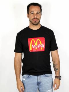 Camiseta Mc Shit,  para comprar al por mayor o detalle  en la categoría de Ropa Hippie de Hombre, Artesanal | ZAS. [CMSE93]