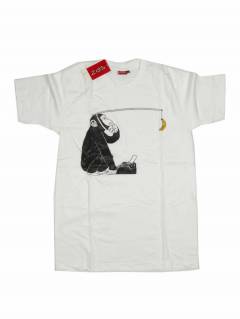 Modelo: Blanco Camisetas T-Shirts - Camiseta manga corta Fishing CMSE94 - Modelo Blanco