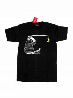 Camisetas T-Shirts - Camiseta manga corta Fishing CMSE94 - Modelo Negro