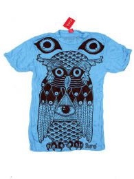 Modelo: Azul camiseta 100% algodón Mod Azul