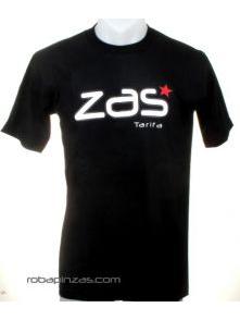 Modelo: Negro Camisetas T-Shirts - ZAS camiseta manga corta algodón CMZ10 - Modelo Negro