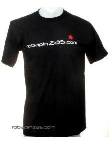 Camisetas T-Shirts - Robapinzas.com, camiseta algodón CMZ11 - Modelo Negro