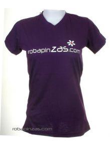 Modelo: Morado Tops y Blusas - Robapinzas flor, camiseta CMZ13 - Modelo Morado