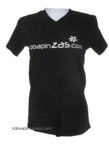 Modelo: Negro Tops y Blusas - Robapinzas flor, camiseta CMZ13 - Modelo Negro