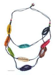 Modelo: M1 Outlet Bisutería hippie - Collar artesanal largo. COBOU15 - Modelo M1