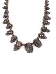 Collares - collar calaveras hueso cuerno. COCHSK.